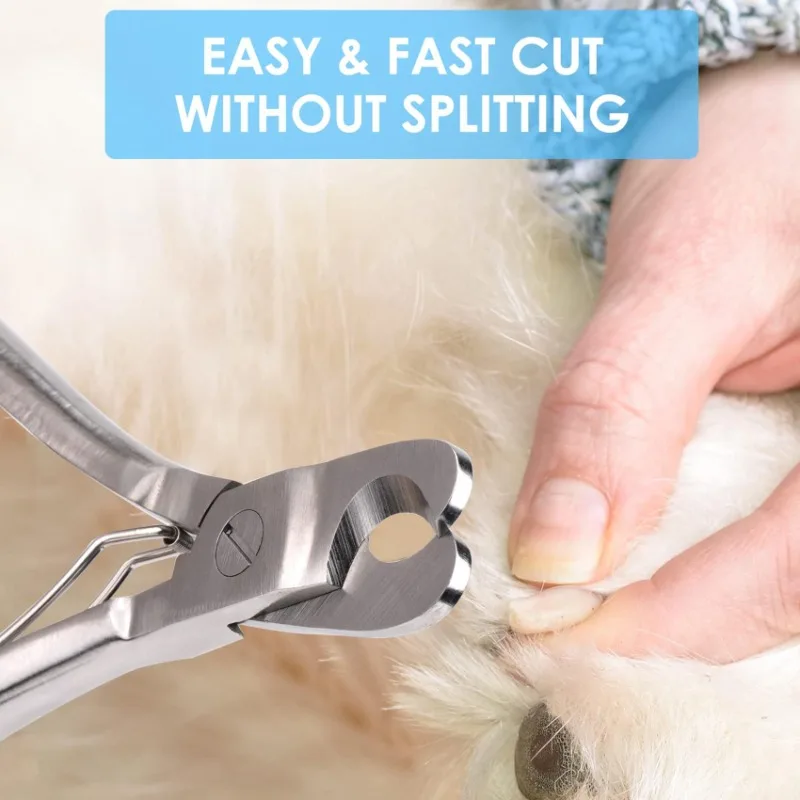 Professional Pet Nail Clipper Sharp Safety Animal Grooming Toe Trimmer Stainless Steels Finger Cutter for Dog and Cat