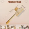 Cat Brush for Shedding, New Cat Deshedding Brush with Release Button, Cat Grooming Brush for Short and Long Haired Cats 5
