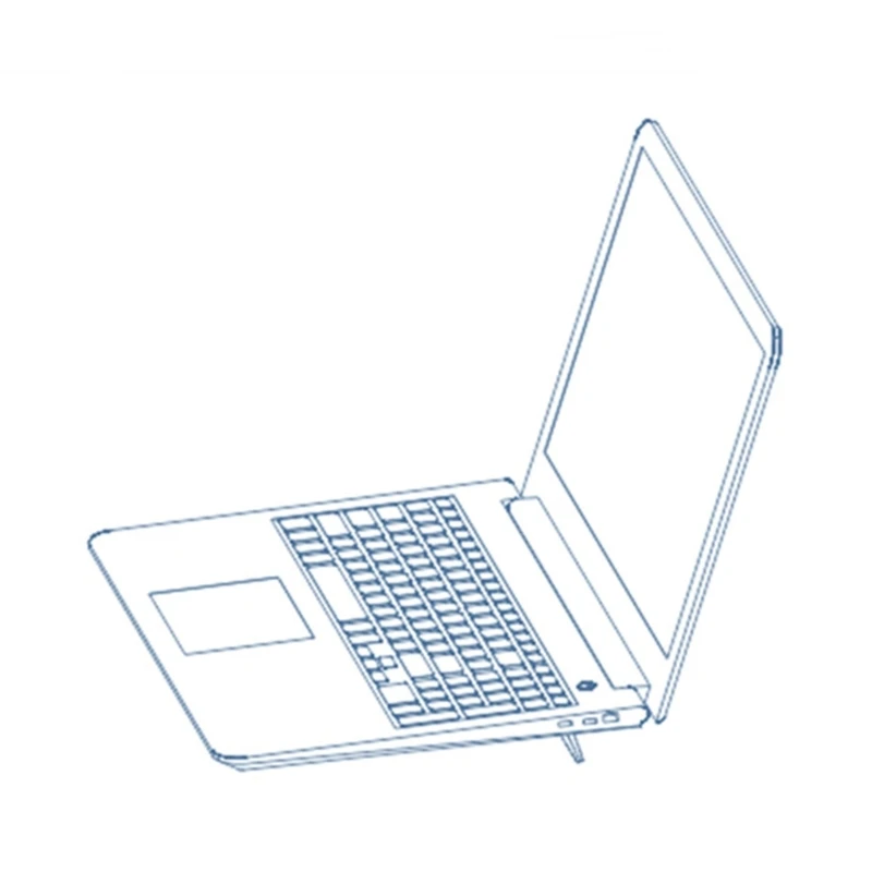Mini support d'ordinateur Portable auto-adhésif support d'ordinateur Invisible, support de bureau ergonomique pliable pour de