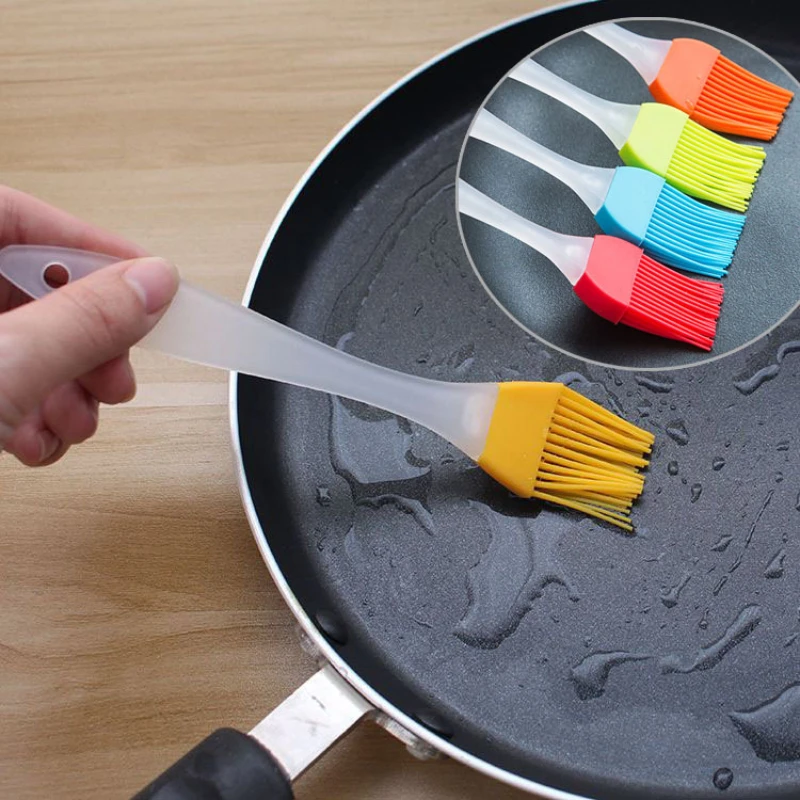 Oil Brush Silicone Basting Brush Multifunctional Detachable Head Cooking Baking BBQ Tools