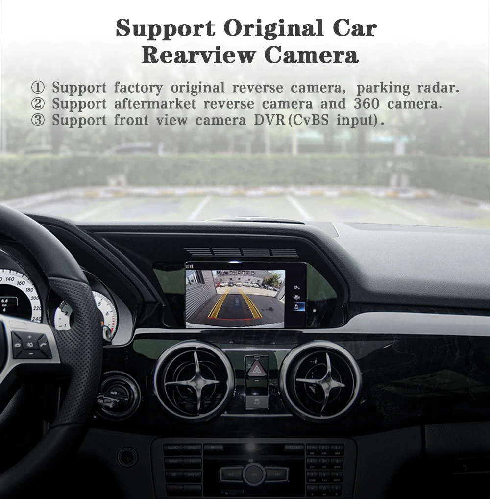 AUTOTOP Android Auto Retrofit Box Für Mercedes Benz C Klasse/E Klasse/GLK/SLK NTG4.0 Drahtlose Carplay MirrorLink GPS Navigation – Detail 9