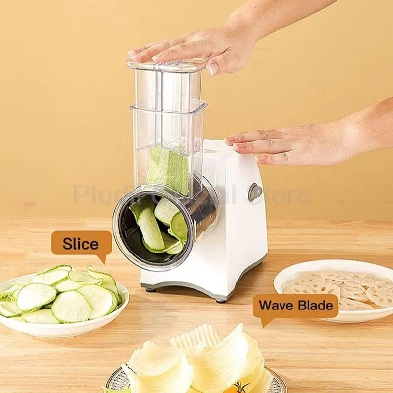 Multifunctional Electric Vegetable Cutter Home Vegetable Cutter Good Commercial Automatic Potato Shredder Shredder Slicer