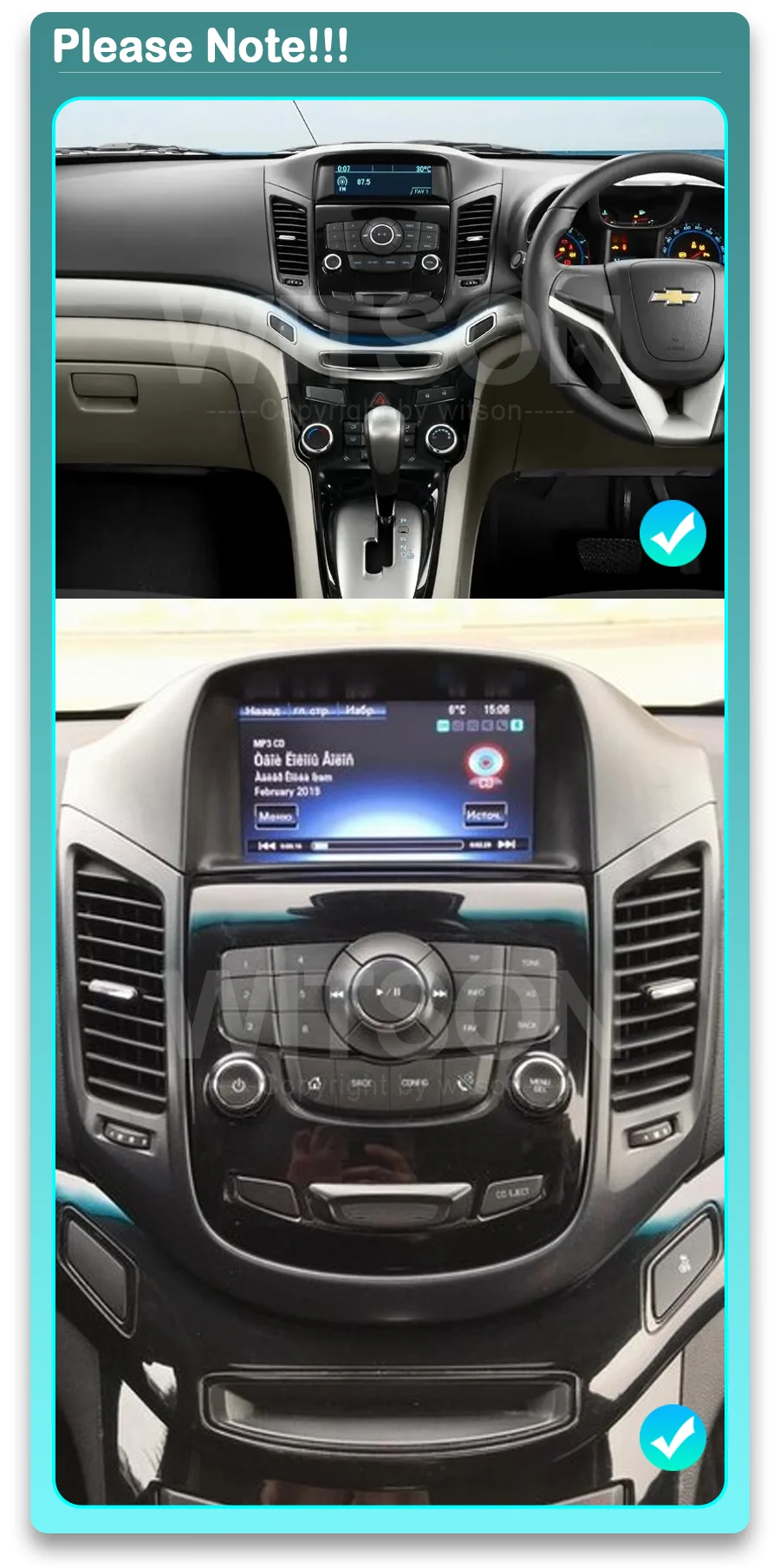 2013 GM DAEWOO (CHEVROLET) ORLANDO (7S+18R+S*KEY+SUNROOF+GPS+LEAT 3850$ for  Sale, South Korea, image size:900x1810