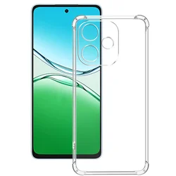 Silicone Shockproof Transparent Phone Case with Airbag Corners for OPPO A5 Pro 5G (Shockproof)