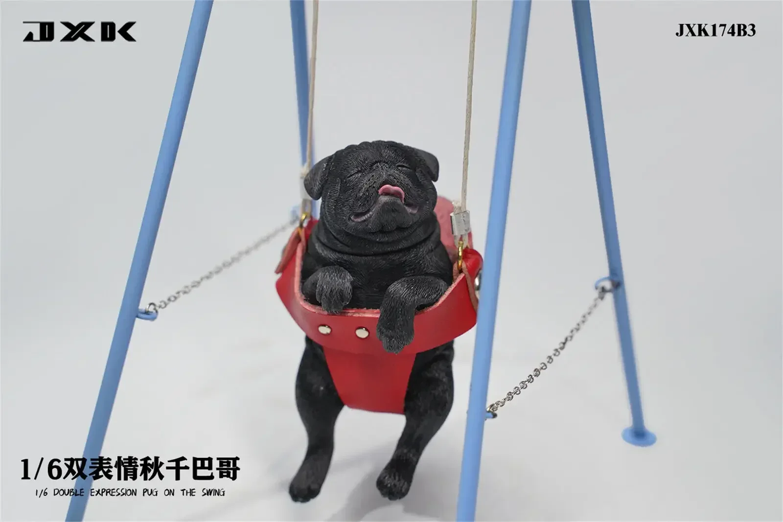 ブランコとパグ Amazon | HiPlay JXK 1/6 ブランコ パグ犬 JXK174A1 動物