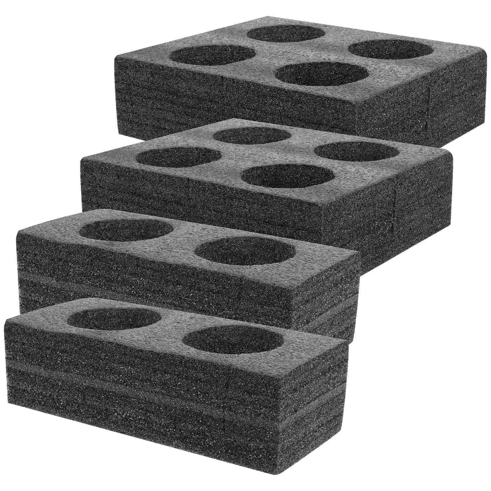 

4 Pcs Drink Cup Holder Carrier Trays Disposable Coffee Takeout Packing Milk Tea Beverage