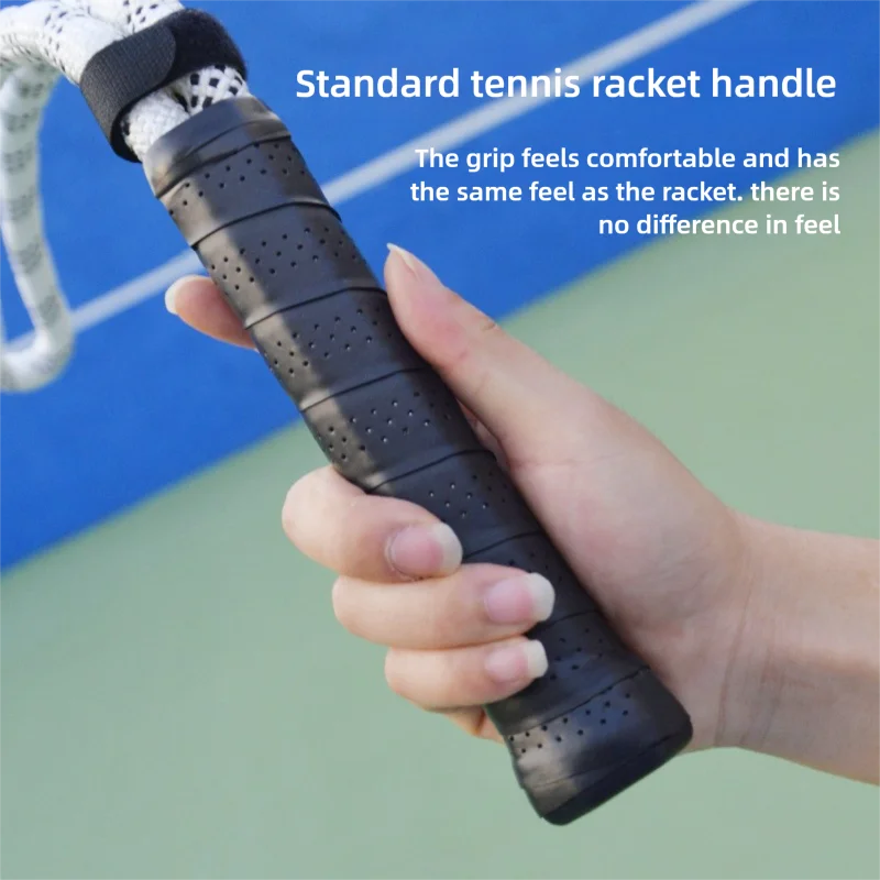 Tennis Swing Power Rope Tennis Trainer Practitioner Whiplash Force Service Front and Backhand Swing Device