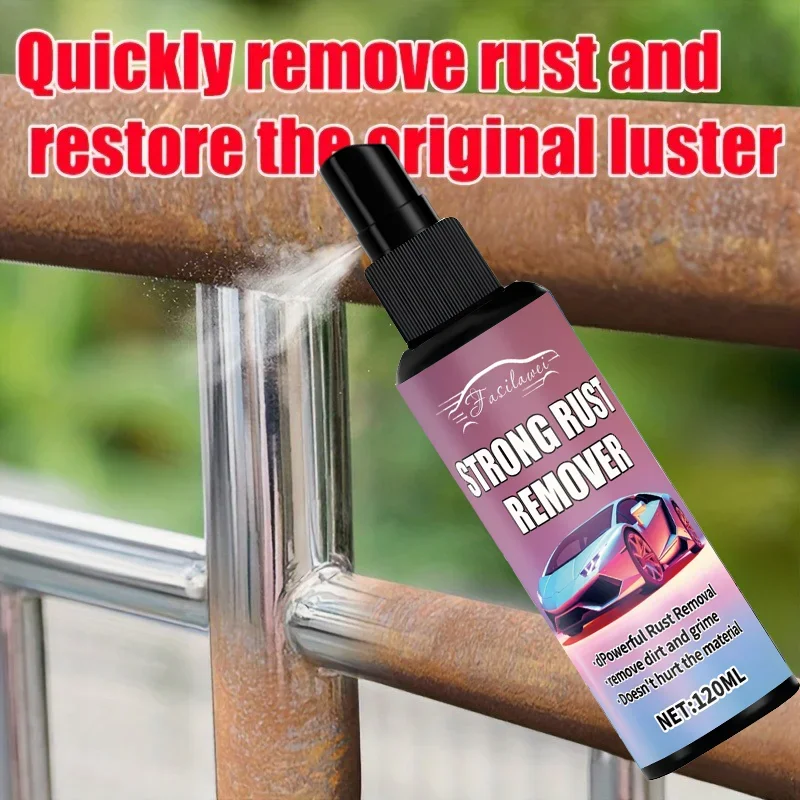 Rust Removal Spray Iron Out Rust Converter Universal Metal Remover for Automobile Parts Tires Rim rust remover spray