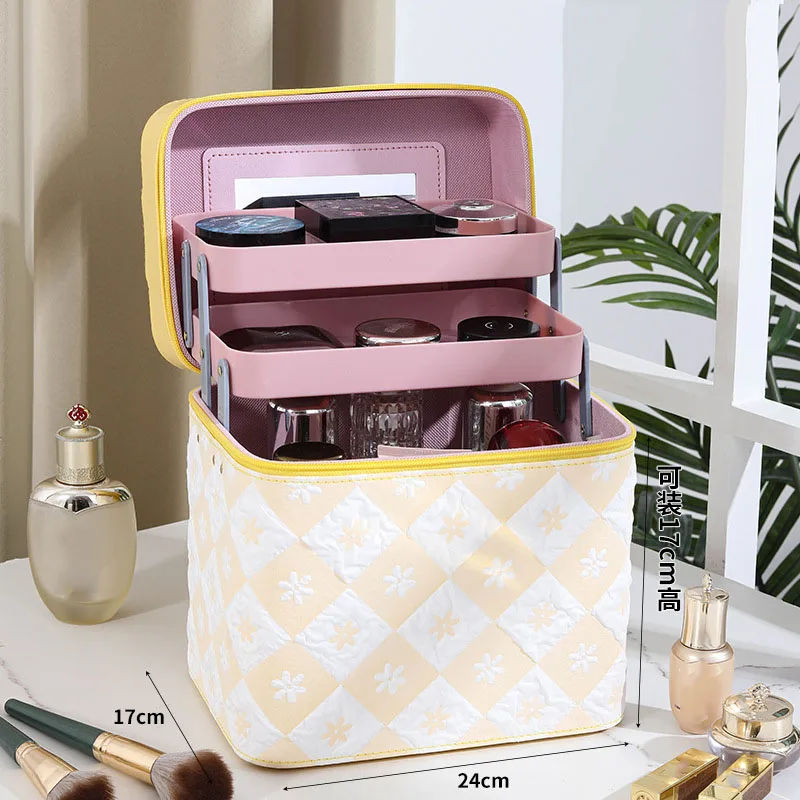 Travel Makeup Organizer 👜 Large Capacity Women’s PU Leather Travel Makeup Bag – Portabl... - SKU LTMB1012 - UGI Pac...