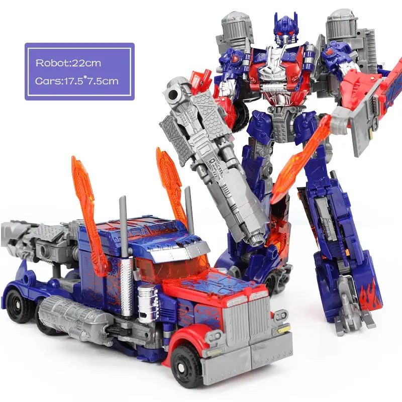 thumbnail image 1 of Juguetes de transformación 2 en 1, modelo de coche robot, figura de acción de plástico, genial película, robot, dinosaurio, figura de ingeniería, juguete para regalo de niños, 1 of 5