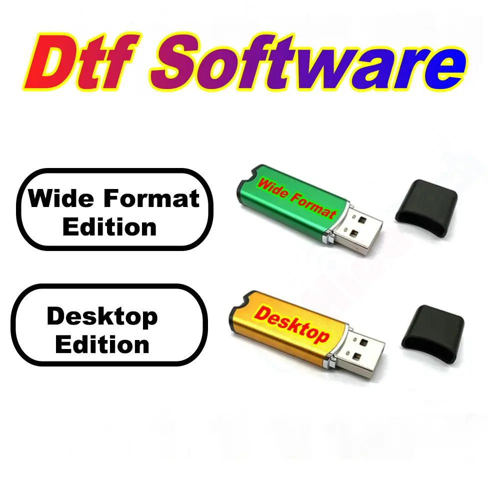 Cttf Dtf Dtf Software Impressora Digital V10 Dtf Rip Dongle Chave Usb Desktop V11 11 Wide Format Program L18050 - Imagem 6