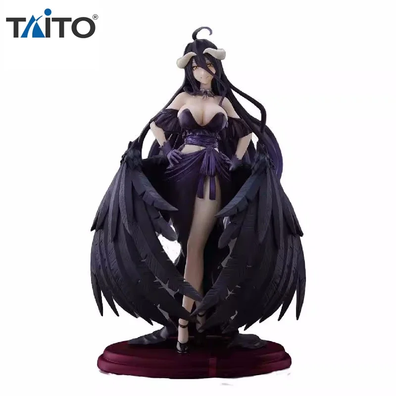 

Original Taito Overlord Albedo Black Dress Ver Figure The King Of The Undead Action Figurine Anime Model Statue Doll Toy Gift