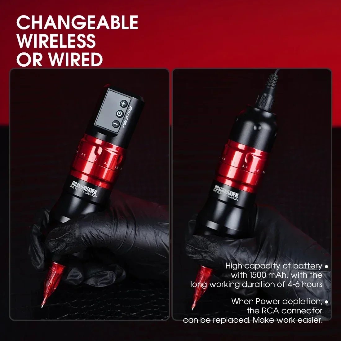 Dragonhawk Fold Pro Dragon Year Limited Edition Wireless Tattoo