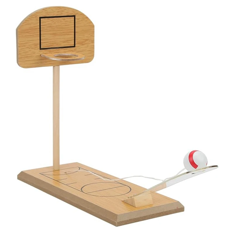 

Wooden Finger Basketball Shooting-Game Mini Desktop Basketball Game Funny Basketball Game Sports Toy Gifts For Kids