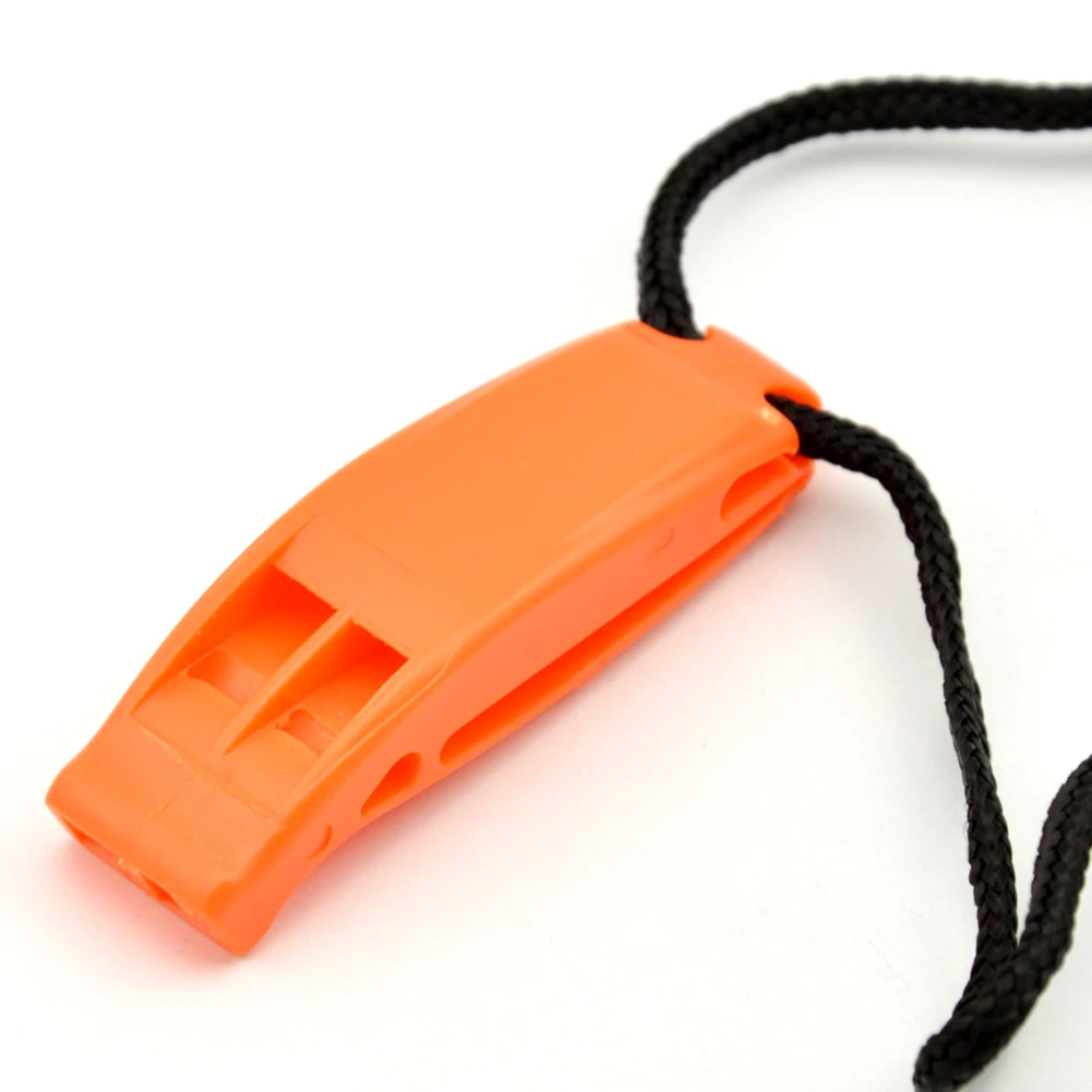 Survival Whistle Scuba Diving Safety Whistle Dual Frequency Whistle Water Sports Equipment Outdoor Survival Boating Swimming