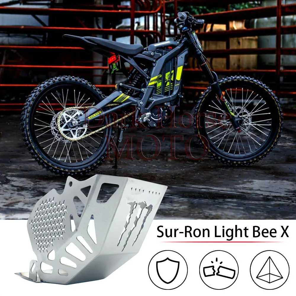 

For SUR RON Light Bee X SURRON Bottom Protection Modified Strengthen Stainless Steel Base Plate Motor Protection Modification