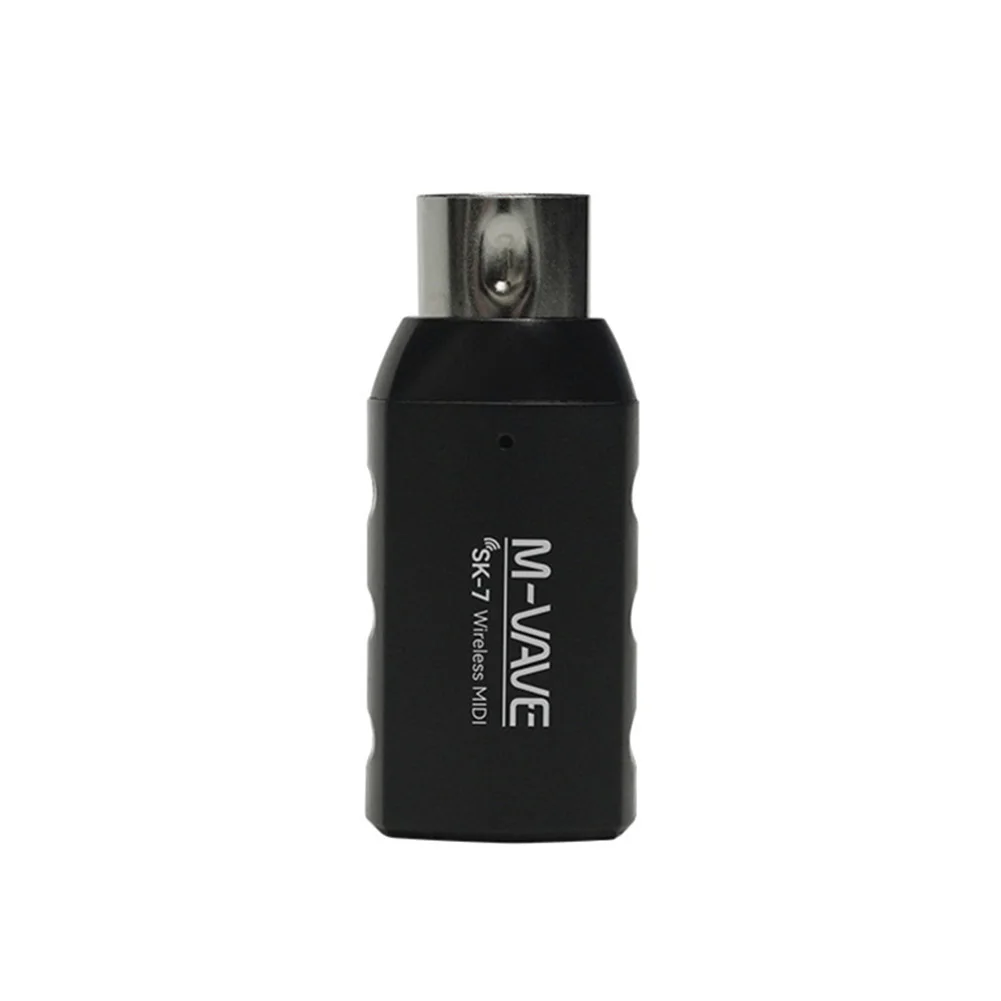 For M-VAVE SK7 Wireless MIDI-Adapter Rechargeable Audio Transmitter Receiver 2.4GHz For MIDI Device Interfaces