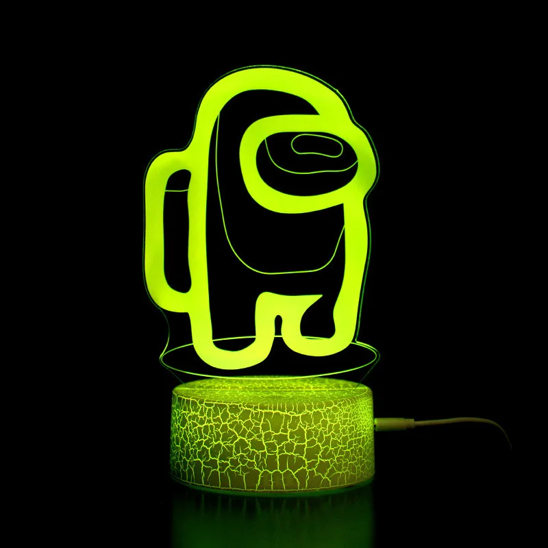 

Home decoration 3D night lamp room bedside lamp