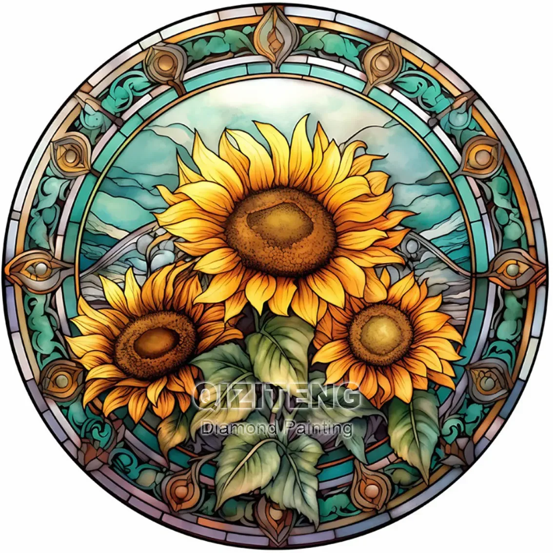 Diamond Painting Kit 'Alpaka' – 5D Strass-Stickerei, 30x40 Cm, Inkl. Werkzeug & Diamanten
