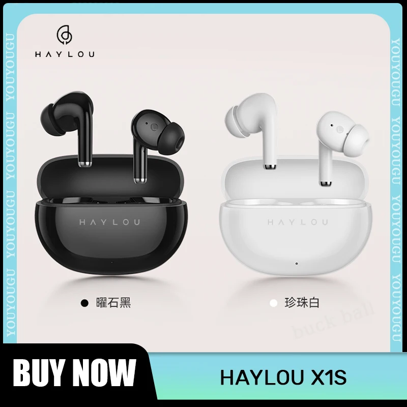 

Беспроводные Bluetooth-наушники Haylou X1s, наушники с шумоподавлением