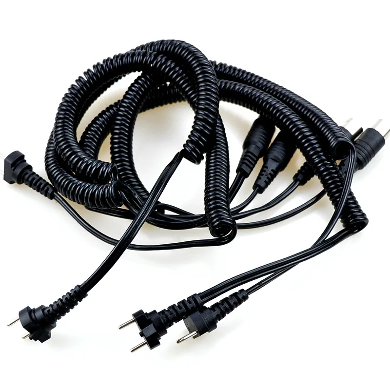 1PC 3-pin 9mm 6mm handpiece power cable electric manicure drill accessory