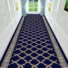 Luxury European Long Corridor Carpet Runner Classical Hotel Hallway Decoration Home Aisle Non-slip Long Mat Walkway Rug Washable 4