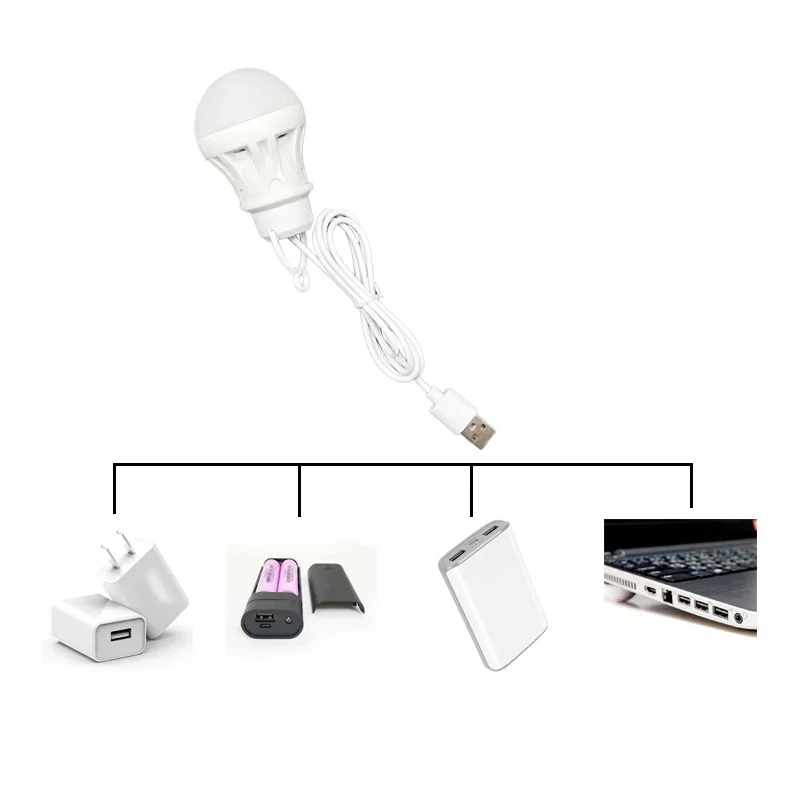 USB Light Bulb LED Portable Camping Light Mini Bulb 5V Power Book Lamp With Switch Button Student Study Table Lamp Bright led light desk lamp book light mini led light led desk lamp