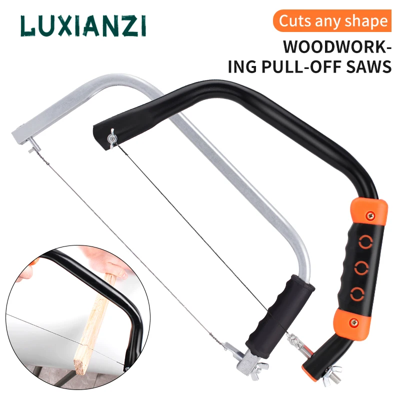 LUXIANZI 다기능 핸드 톱 U 타입 톱, 홈 DIY 쥬얼리, 목공 공예, 수공구, 대처 지그 톱, 활 절단 도구