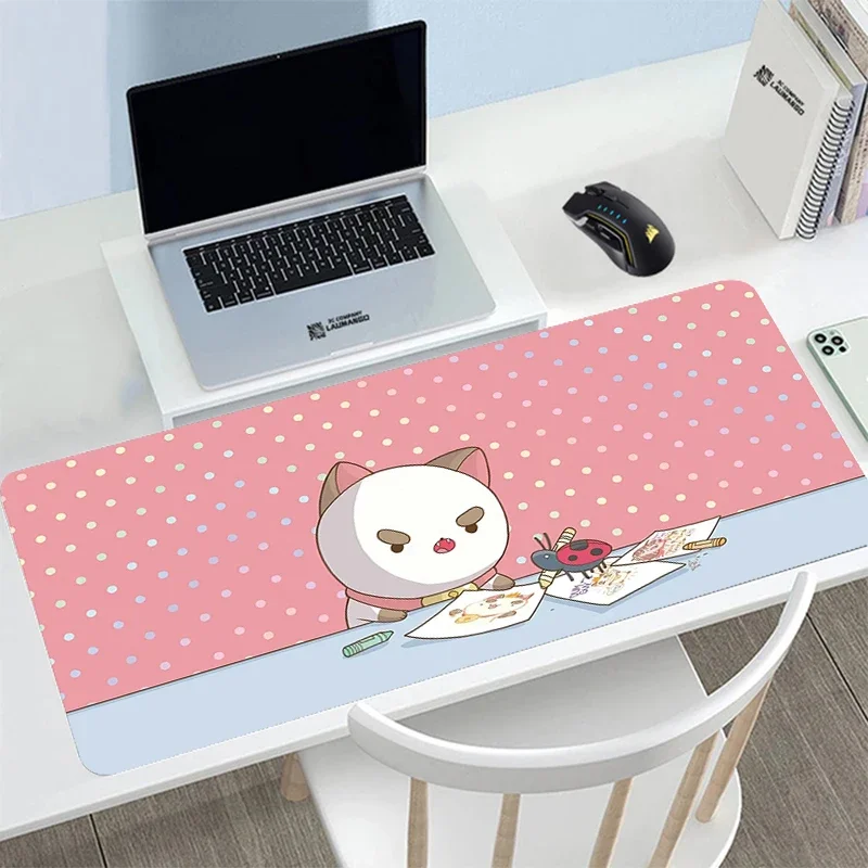 

Mouse Mat Gaming Bee And Puppycat Gamer Keyboard Kawaii Pad Laptops Pc Accessories Mause Pads Mats Non-slip Large Computer Anime