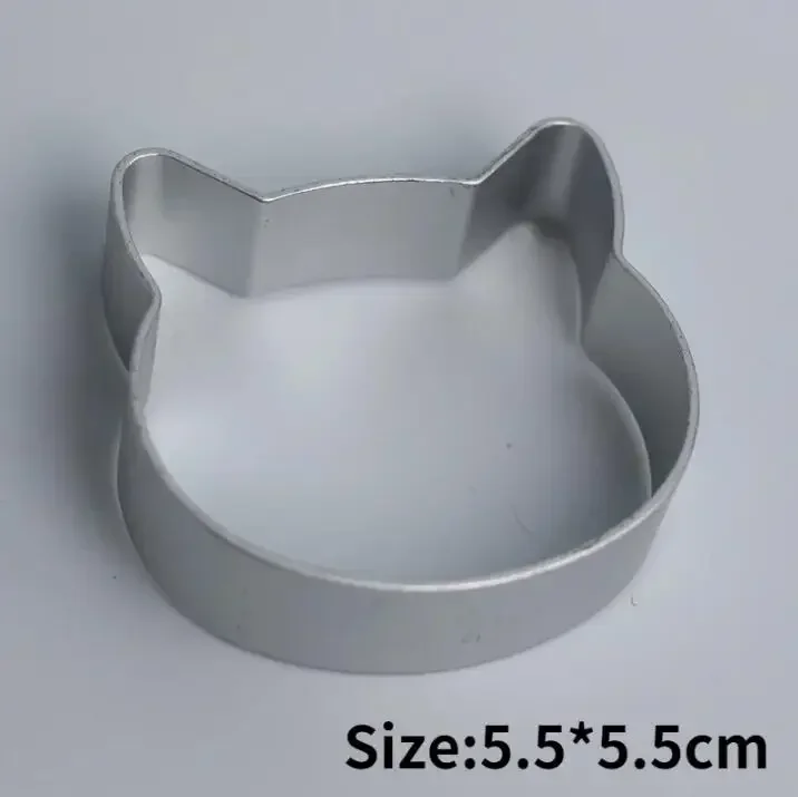 Cookie Cutter Aluminium Alloy Cat Shape for Biscuit Pastry