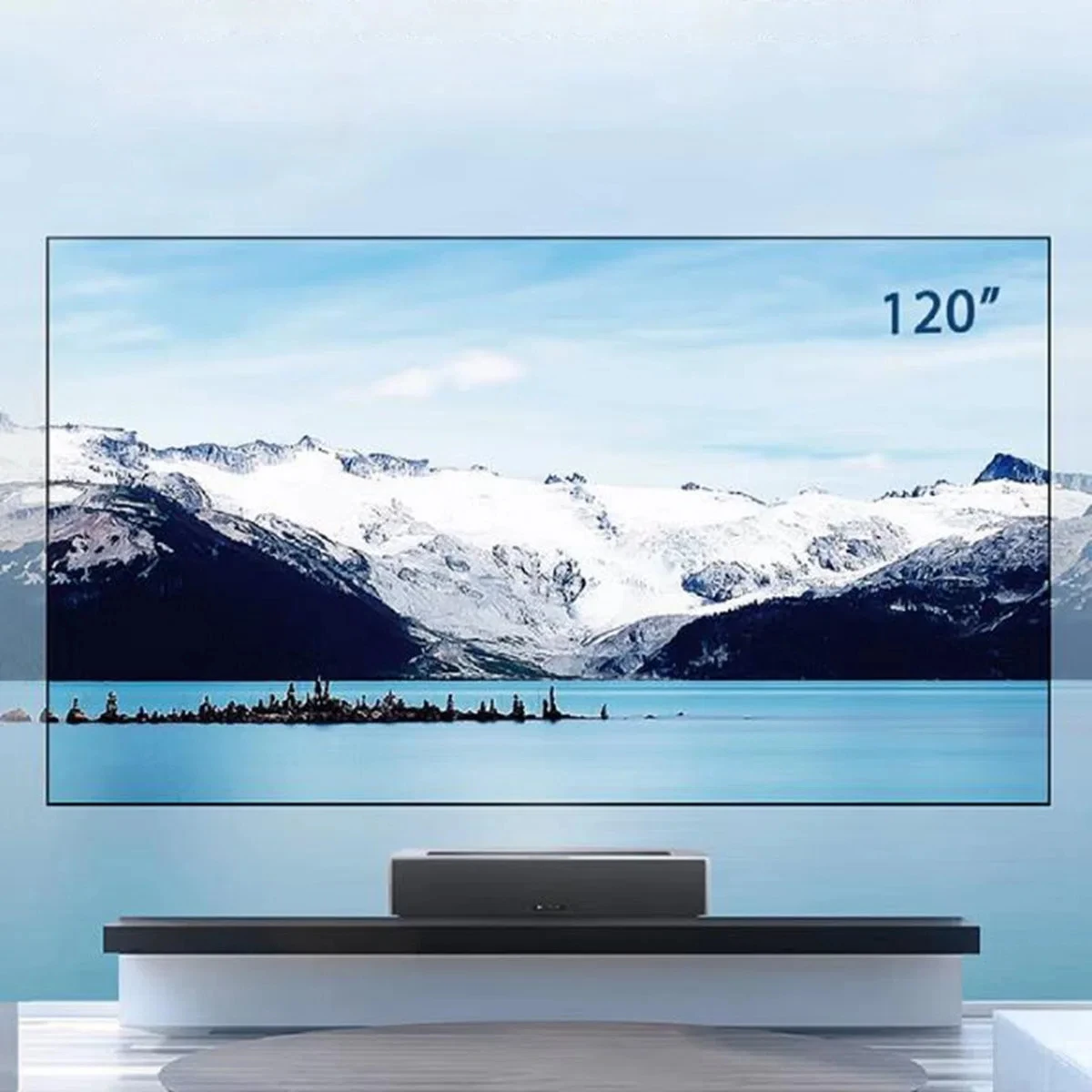 Projector Crystal Screen Special Price 120 inch PET Crystal ALR Projector Screen Fixed Frame UST ...