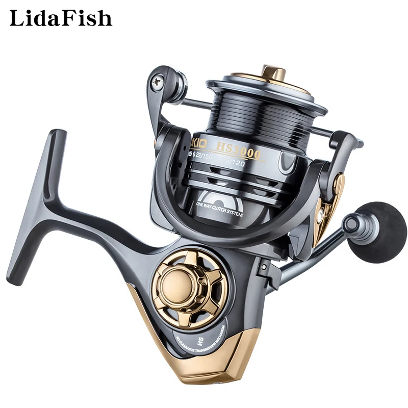 2023 Hot Sale Hs-series Metal Rocker Fishing Reel 7.1:1/6.7:1 Anti-slip And  Wear-resistant Spinning Wheel Fishing Tools - Fishing Reels - AliExpress