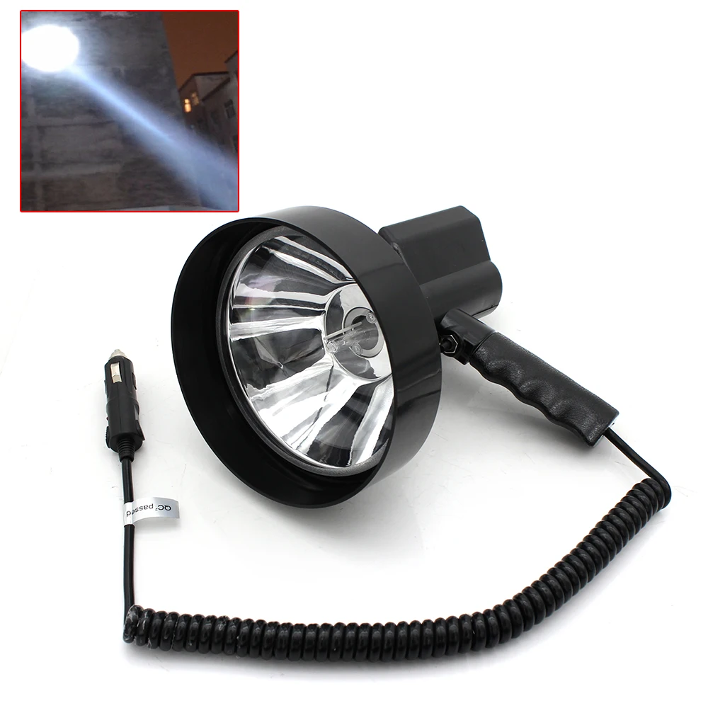 Description Picture 2 of item7" 12V 100W Super Spotlight  New Launch Vehicle with Strong Light Remote Handheld Search and Detection HID Xenon Spot Light