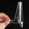 High Grade Acrylic Plate Display Stand Jade Holder Shelf Storage Rack For Dining Room Transparent Small Size Strong Durability 4