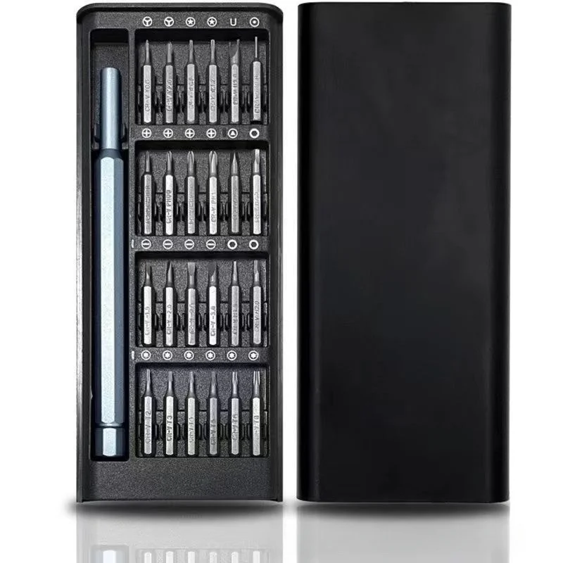 24개 세트 정밀 드라이버, 가정용 수리 도구, 휴대폰, 가정용 컴퓨터 분해에 적합, 십자형
