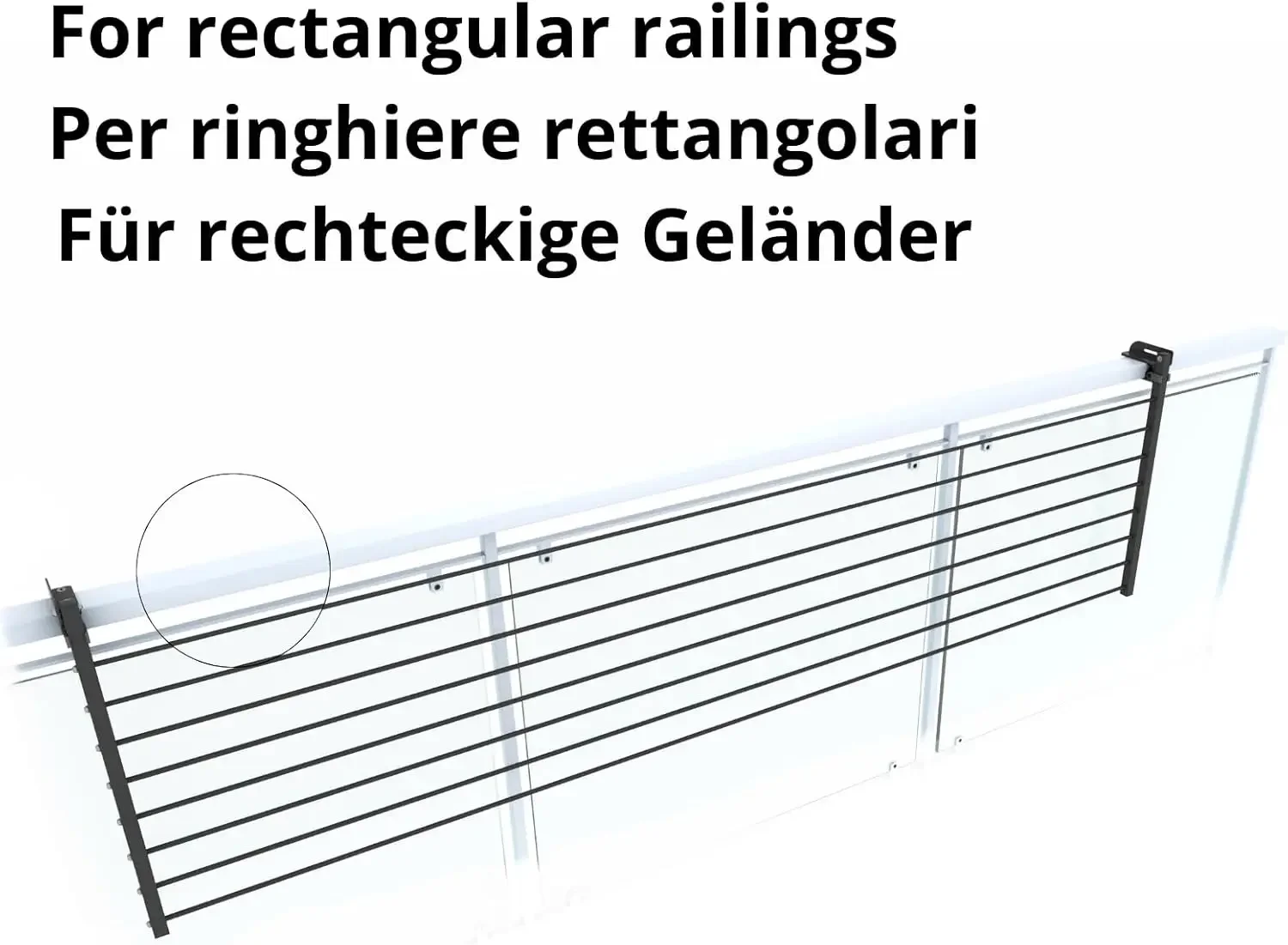 Stendibiancheria Da Balcone Ribaltabile Foxydry | Acciaio Inox E Alluminio | 202 Cm - Foto 10