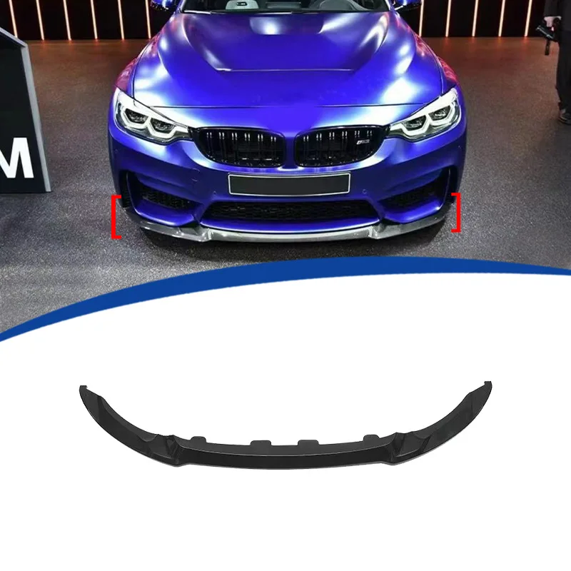 

For 2013-2019 Bmw M3 M4 Series F80 F82 Cs Front Bumper Lip Body Kit