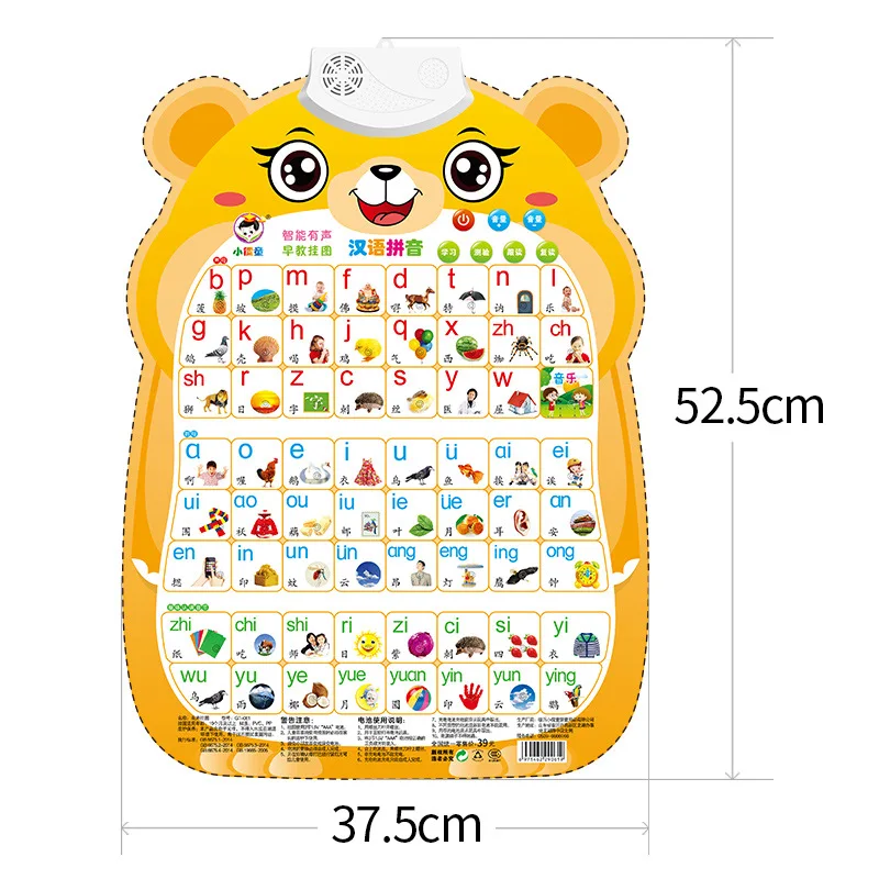 Рисунок 3 - Настенная аудиокарта Pinyin