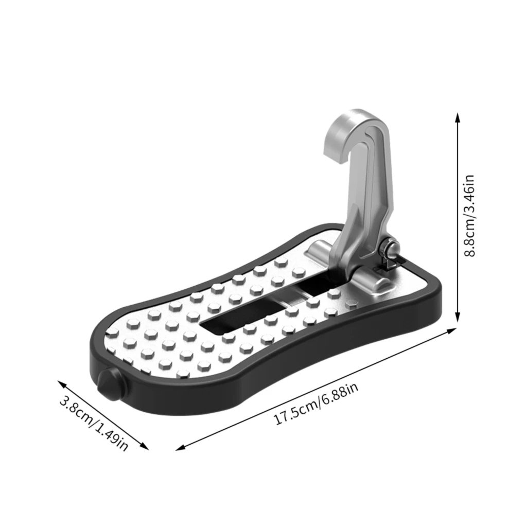 Taozoey Pedal Puerta Coche Plegable, Escalón para Puerta de