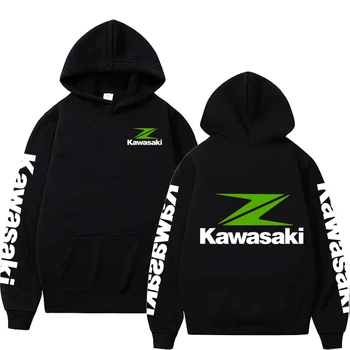 Primavera e autunno Kawasaki Z nuova felpa con cappuccio da uomo pullover moda casual da donna coppia cappotto sportivo da strada 1