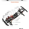 MNRC MN222 1/10 4WD RC Climbing Car RTR Full Scale Remote Controlled Car Crawler Truck Off Road Car Toys Vehicle Gift For Boys 3