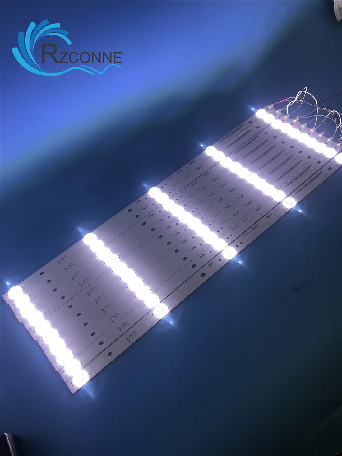 512mm LED Backlight Strip led backlight led components ccfl backlight 10pcs 5 Lamps Lens kit Board Fliter for 42 43 46 47 48 inch LCD TV 12V input Update CCFL billboard