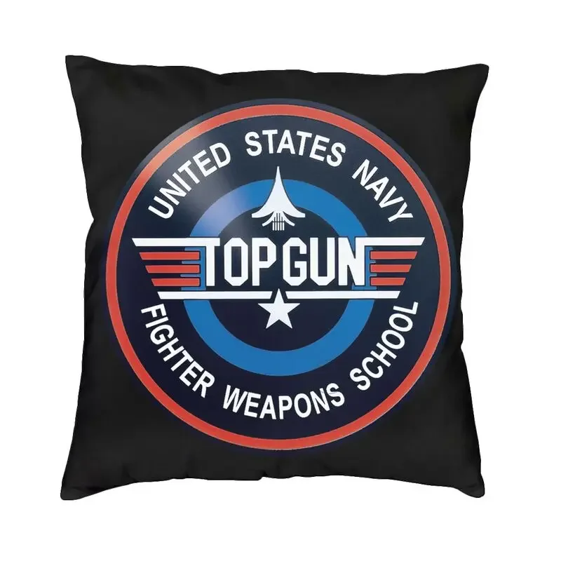 

Air force jets top gun for sofa 45*45 cm polyester maverick film throw pillow case home decor pillowcase