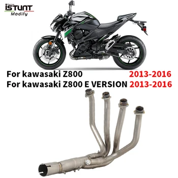 For kawasaki Z800 Z 800 E VERSION 2013 - 2016 Motorcycle exhaust system Espace Moto Front Link Pipe Connect Original Muffler