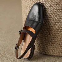 Sandales en cuir de vache pour femmes, slingback ald-onn uro, chaussures d'été souples et confortables, de haute qualité, 600, 2023 3