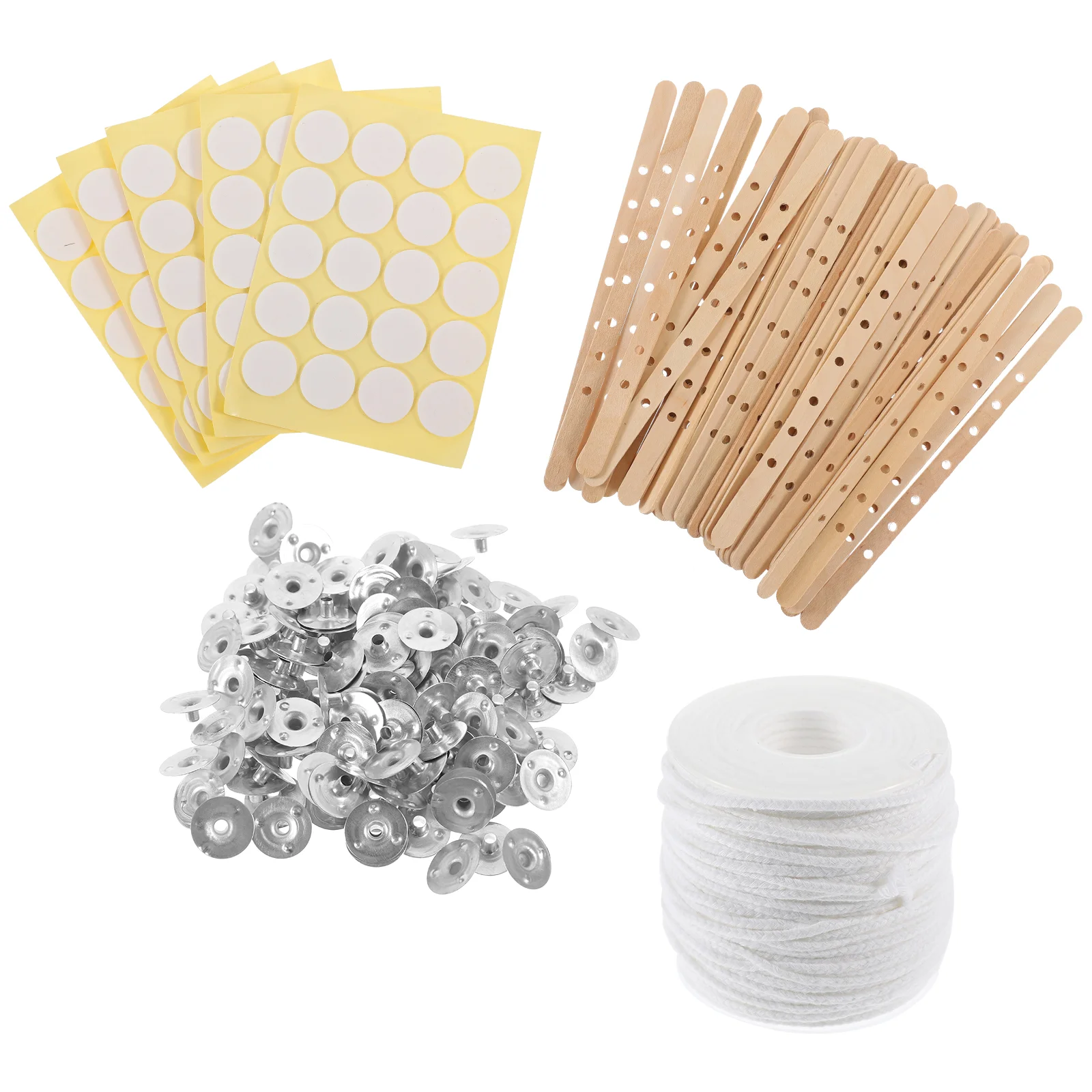 

Brackets Wick Holder for Candles Base Stickers Wicks Holders -making with Sustainers