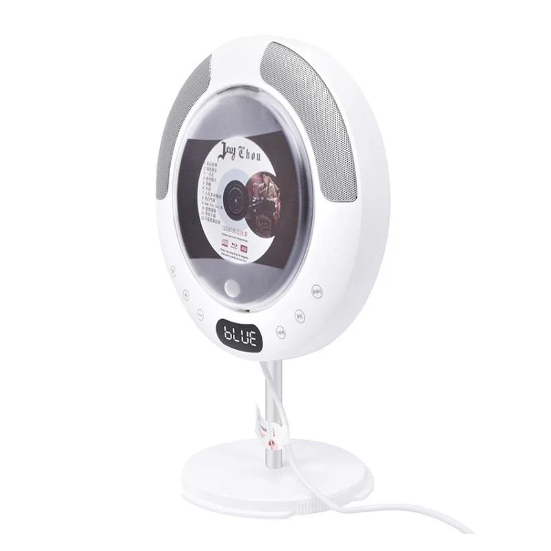 Portatile Kecag Kc-607 A Parete Pull Cord Switch Player Home Cd Album Radio Inglese Recitazione Altoparlante Bluetooth Wireless