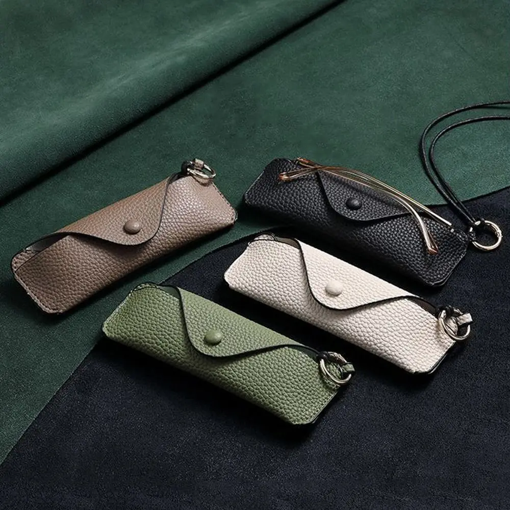 

Cover Anti Pressure With Lanyard Glasses Bag Storage Bag Spectacle Case Glasses Case For Sunglasses|Universal