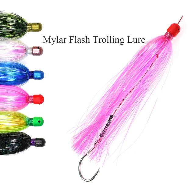 Mylar Lure Making Kit, Mylar Fishing Tackle, Mylar Fishing Rigs
