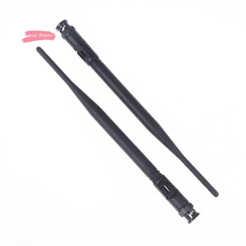 Y-2Pcs 210mm UHF 안테나(BNC 커넥터 포함) 5dBi 게인 UHF 500MHz-900MHz 무선 마이크 수신기 액세서리용 안테나